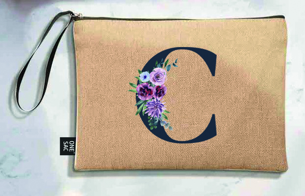 Sac à main Lettre C (Modèles variés) (25 × 18 × 1 cm)